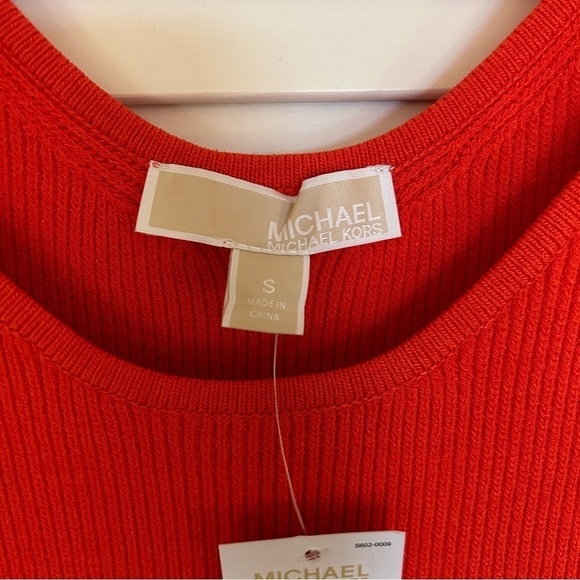 NWT Michael Kors Ribbed Stretch Viscose Tank Dress - Picture 4 of 7